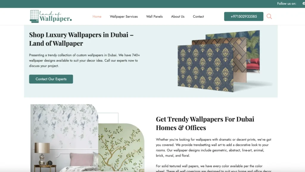 best wallpaper shops in Dubai