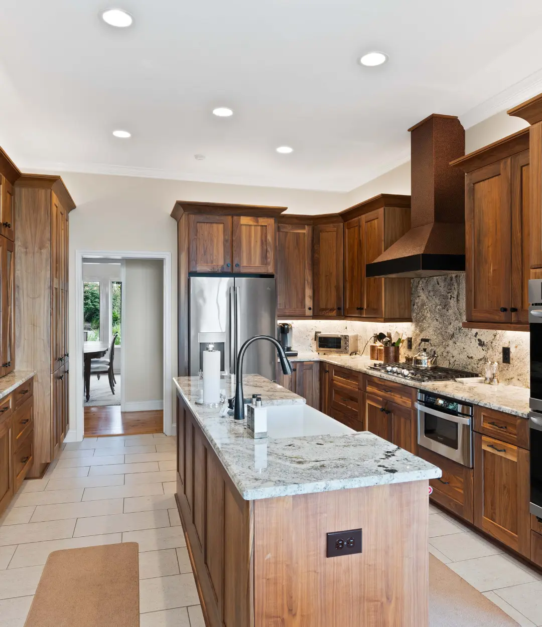 Aluminum kitchen blinds with light control – Dubai